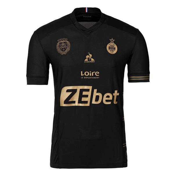 Tailandia Camiseta Saint étienne 3ª Kit 2021 2022 Negro